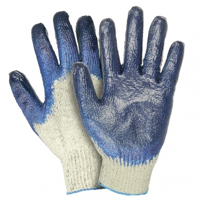 Перчатки полушерстяные с нитриловым покрытием Лагуна, арт.130