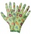 Перчатки нейлоновые с нитрилом садовые 107GE, арт.137 разные цвета