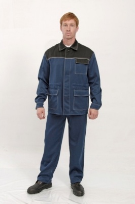 Костюм "Передовик" мужской (куртка+брюки) ткань смесовая